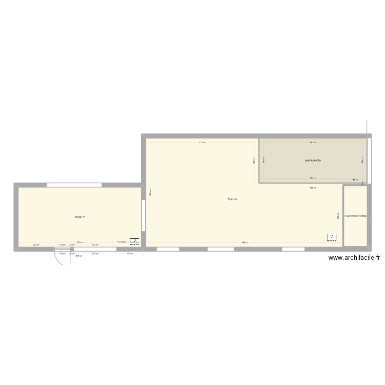 garage. Plan de 0 pièce et 0 m2