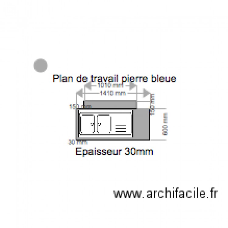 Plan de travail. Plan de 0 pièce et 0 m2