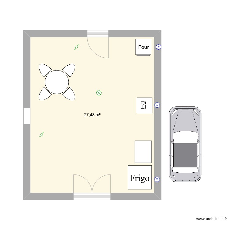 Romain Girou Salon. Plan de 0 pièce et 0 m2