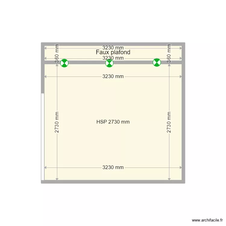 PROU TETE / D22080128 / PROJET PLAFOND 2. Plan de 