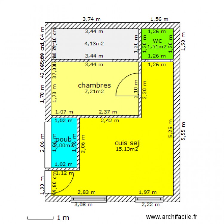 baste2. Plan de 0 pièce et 0 m2