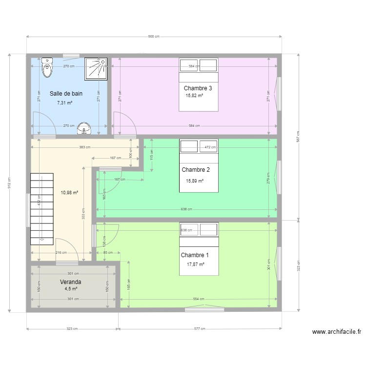 MaisonBatoufamv6. Plan de 0 pièce et 0 m2