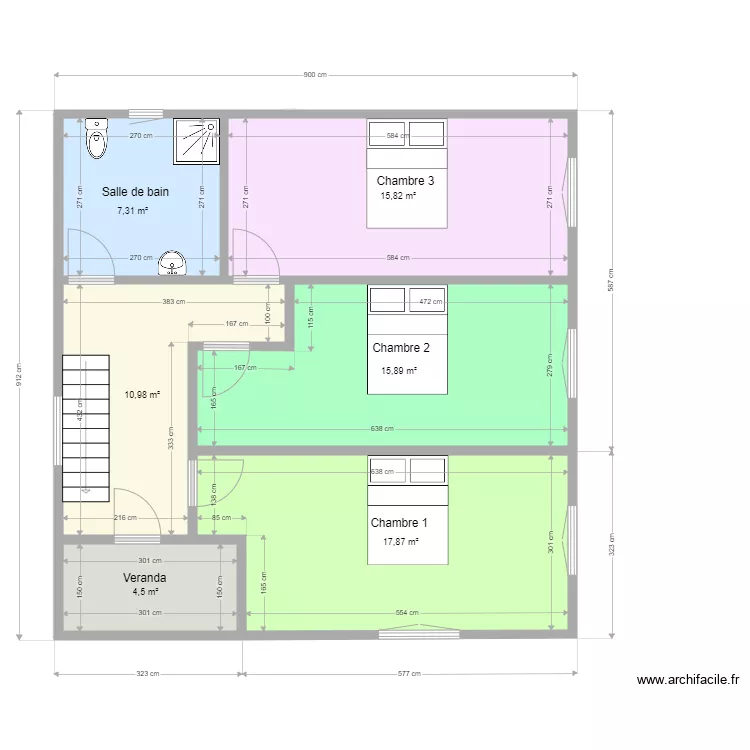MaisonBatoufamv6. Plan de 