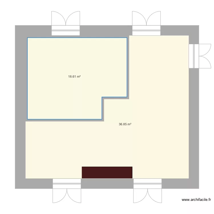 Chevry gare. Plan de 