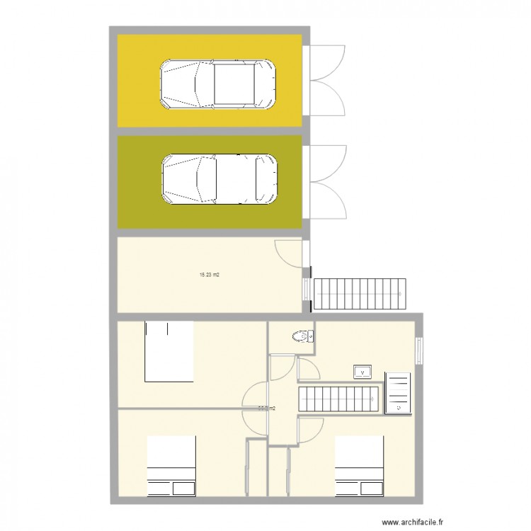 pla grenier 3. Plan de 0 pièce et 0 m2