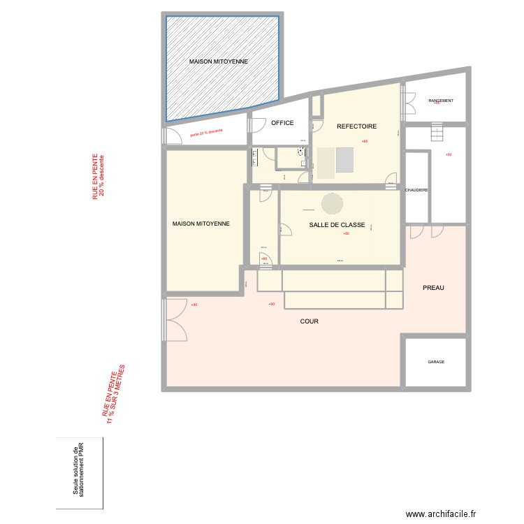 ecole autichamp RAMPE. Plan de 22 pièces et 441 m2