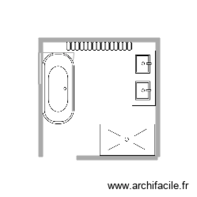 salle de bain saint omer. Plan de 
