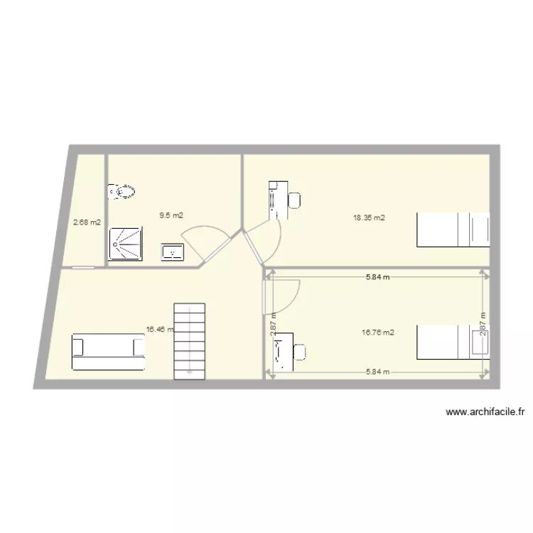 Combles 2. Plan de Combles 2. Plan de