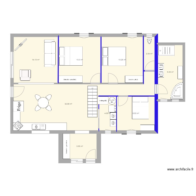 PROJET 1. Plan de 0 pièce et 0 m2