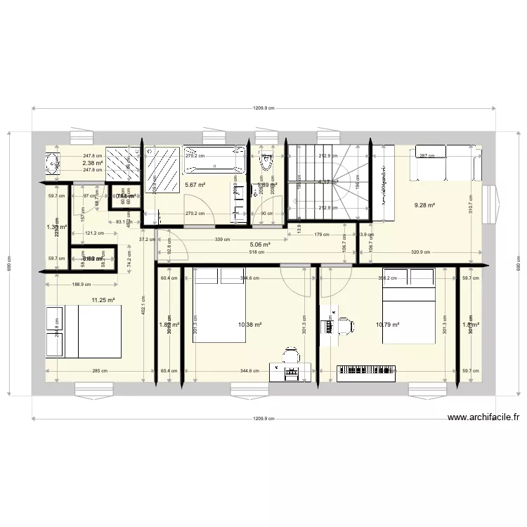 1er etage luynes. Plan de 1er etage luynes. Plan de