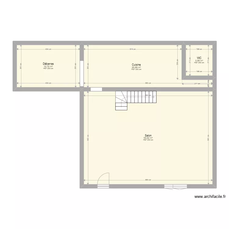 PLAN MAISON DENAZE. Plan de PLAN MAISON DENAZE. Plan de