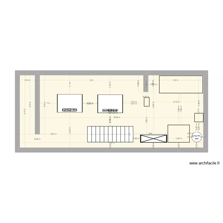 YGEO - NS6 HOTEL DE VILLE existant. Plan de 