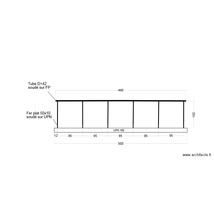 Rambarde. Plan de 0 pièce et 0 m2