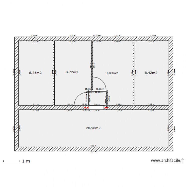 Combles. Plan de 0 pièce et 0 m2