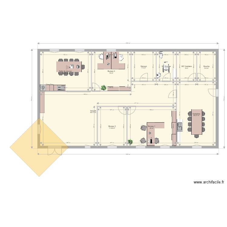 Bureau CLEMA Construction. Plan de 0 pièce et 0 m2