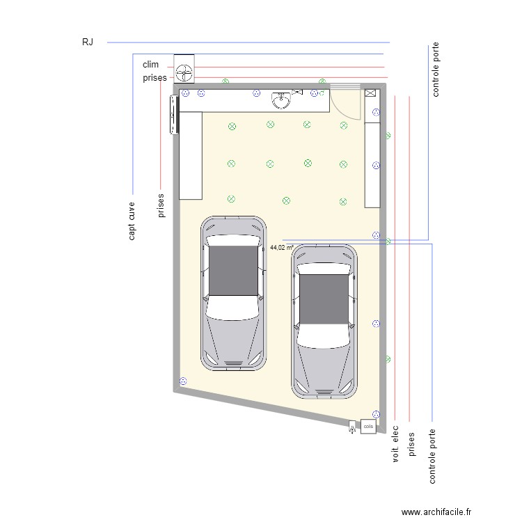 garage2. Plan de 0 pièce et 0 m2