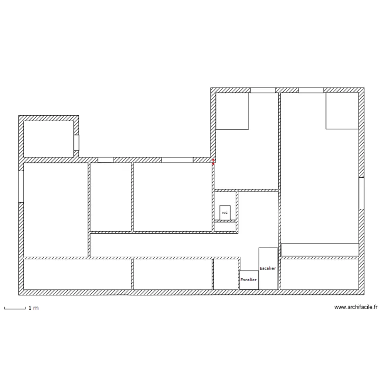Willame &eacute;tage. Plan de 