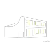 fa&ccedil;ade Ouest maison St GEORGES