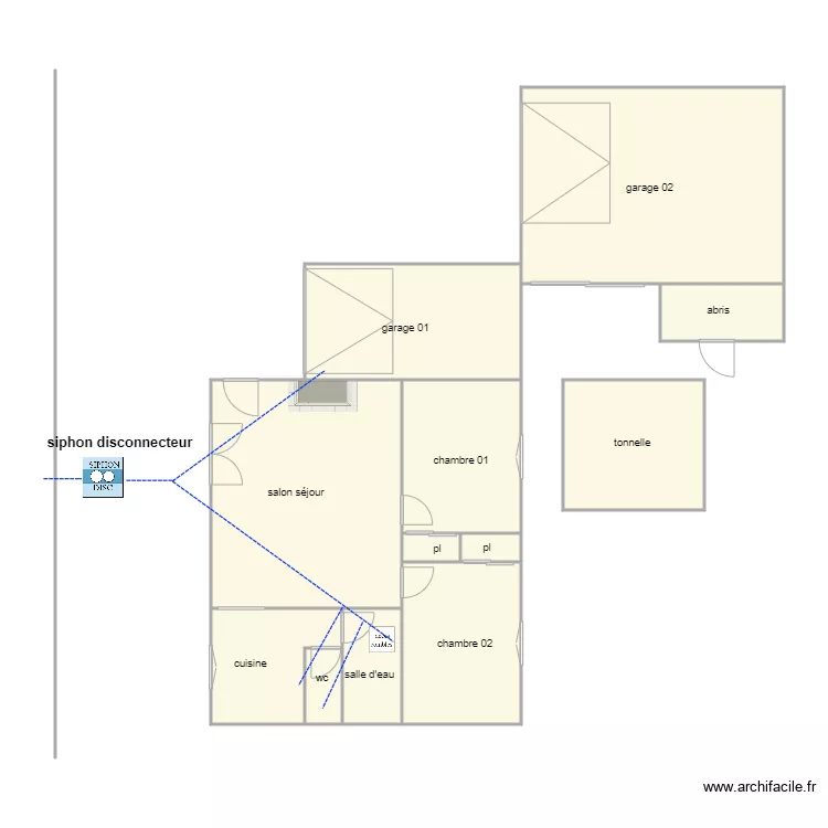 gourdon ass 1366. Plan de 