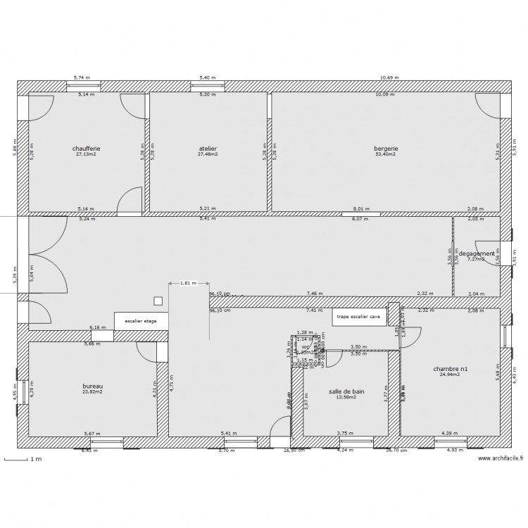 ferme pg. Plan de 0 pièce et 0 m2