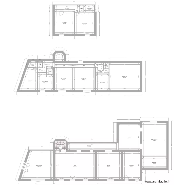 Plan brut avant. Plan de 