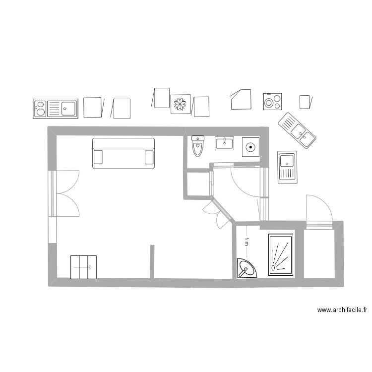 vias nouveau. Plan de 0 pièce et 0 m2