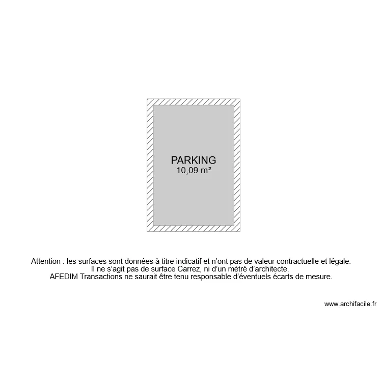 BI 6982 PARKING . Plan de 