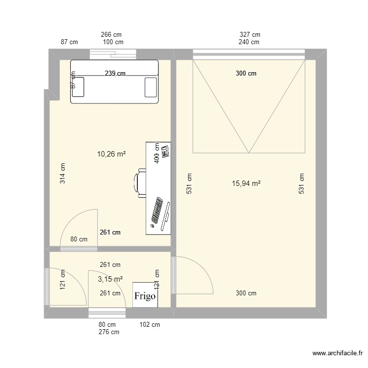 Garage-maison-coulombiers. Plan de 0 pièce et 0 m2