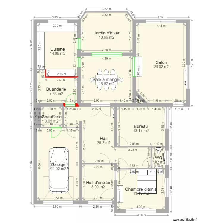 Moulin RDC 09 01. Plan de 