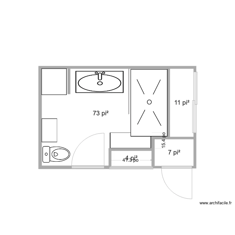 salledebaindouche20201028. Plan de 