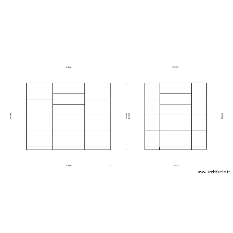vailler calpinage. Plan de 