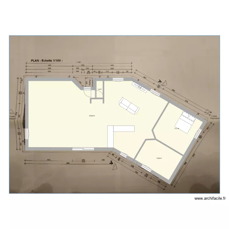 Maison. Plan de 