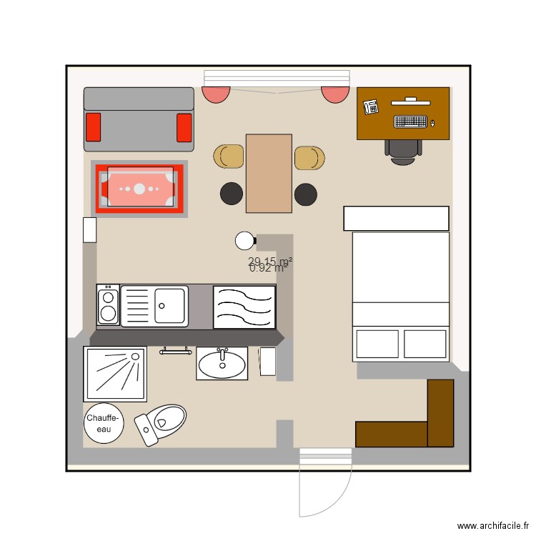 Appartement 11 aout. Plan de 0 pièce et 0 m2
