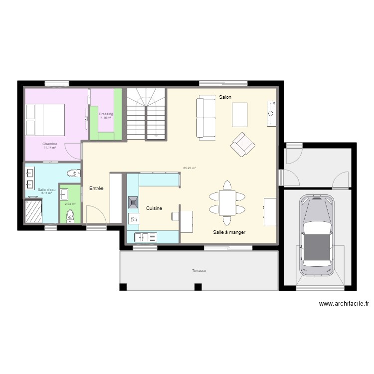 Maison 04E  v2. Plan de 0 pièce et 0 m2