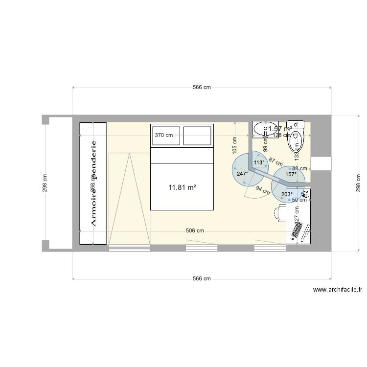 abri non isolé placard extérieur. Plan de 0 pièce et 0 m2