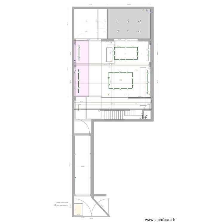 080823 ST OUEN. Plan de 10 pièces et 301 m2