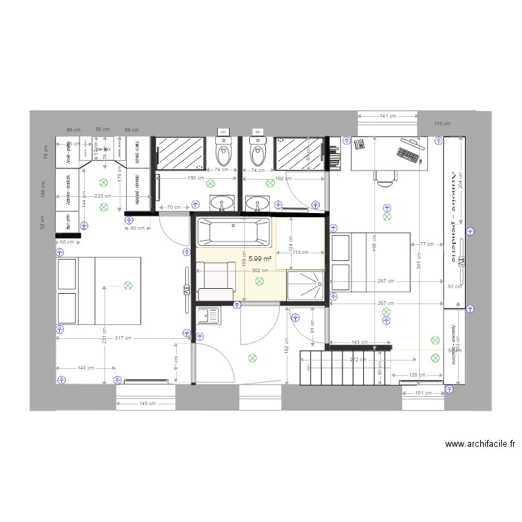 appartement Gournay 20200114e. Plan de 0 pièce et 0 m2