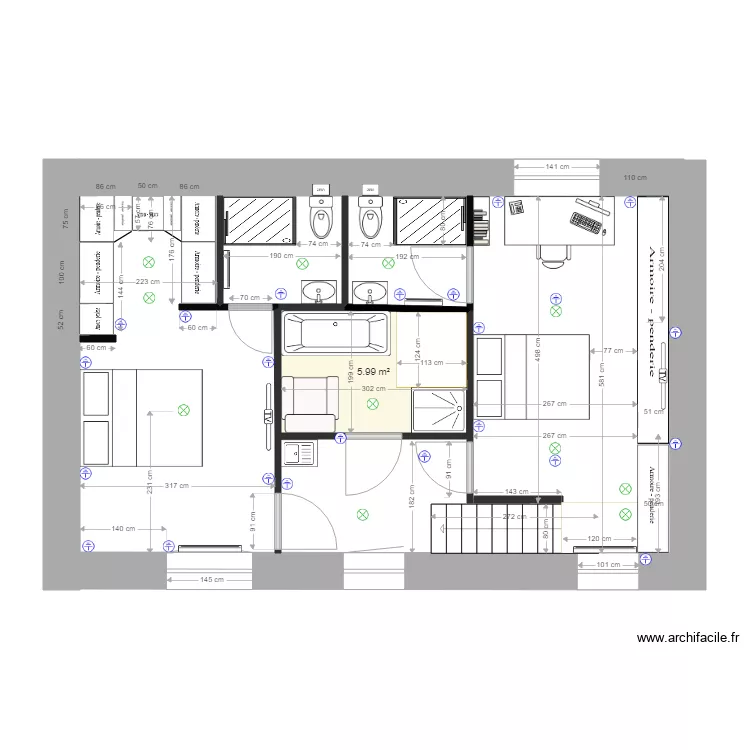 appartement Gournay 20200114e. Plan de appartement Gournay 20200114e. Plan de