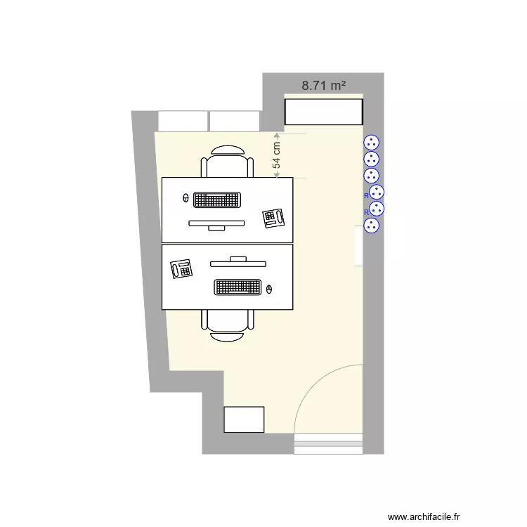 bureau DR GODRON et ALLARD. Plan de bureau DR GODRON et ALLARD. Plan de
