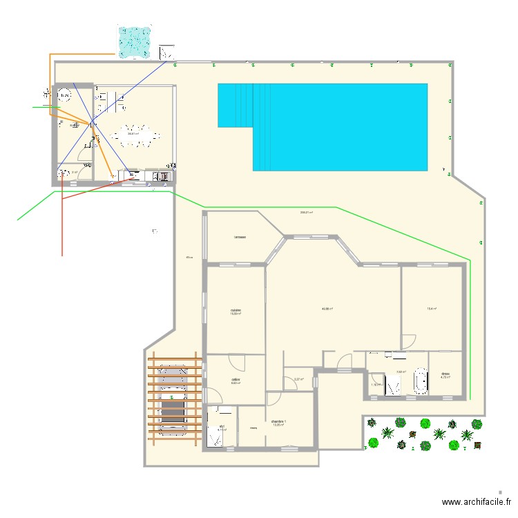 PLAN EAU ELEC. Plan de 0 pièce et 0 m2