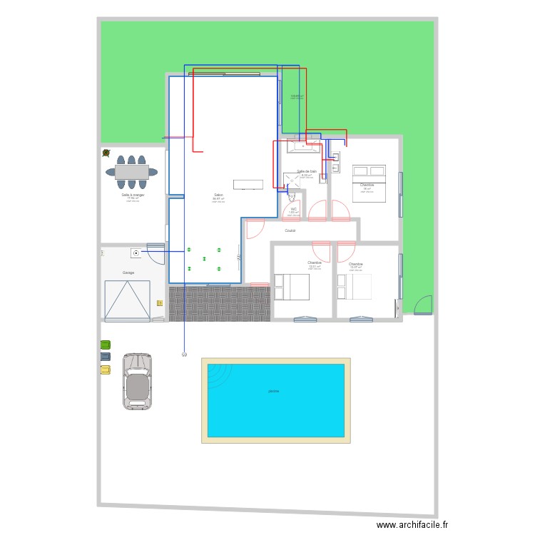 bernica. Plan de 0 pièce et 0 m2