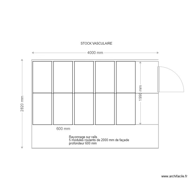 Clinique Ste Clothilde. Plan de 