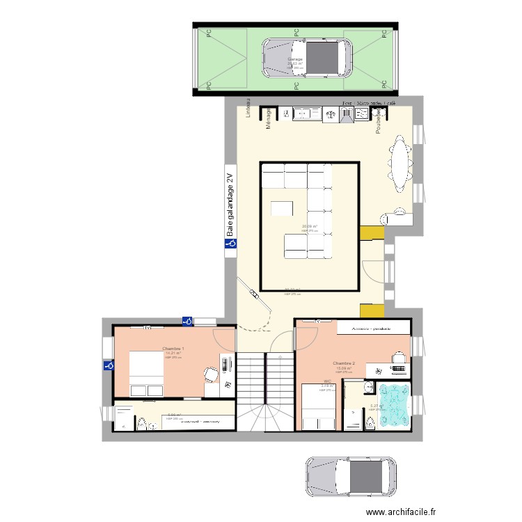 importation 2. Plan de 0 pièce et 0 m2