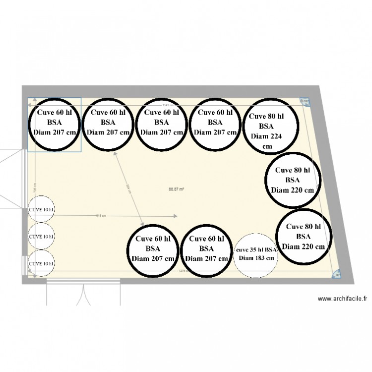 Hangar en Bois. Plan de 0 pièce et 0 m2