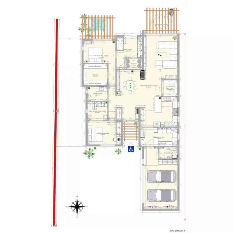  version du 17 f&eacute;vrier maison seule 2016. Plan de 