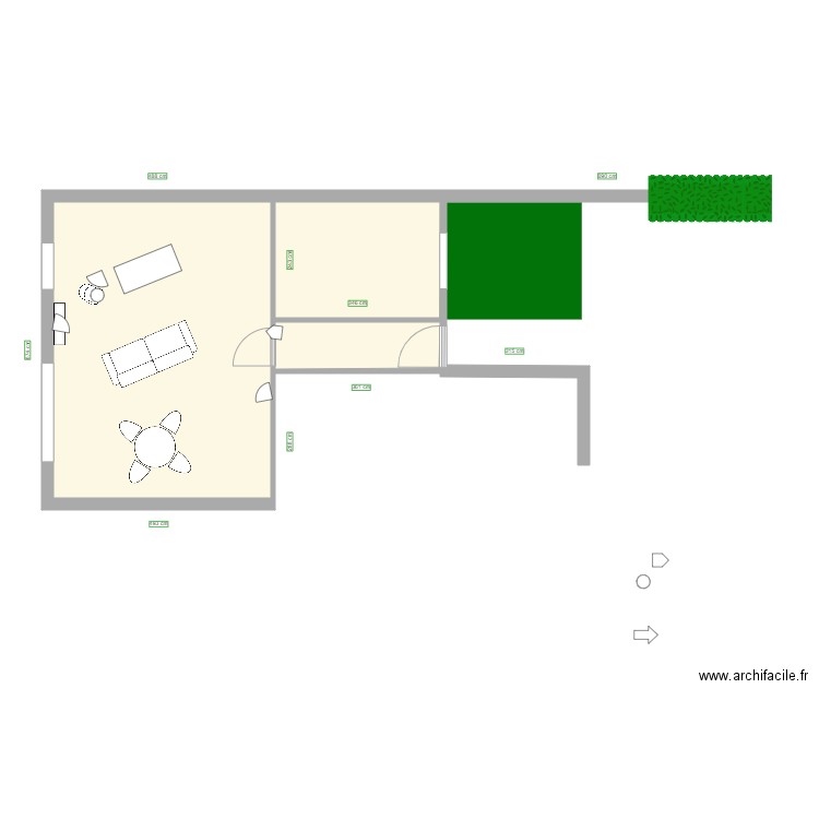 cinéma. Plan de 0 pièce et 0 m2