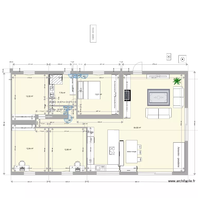 loft souplex. Plan de 