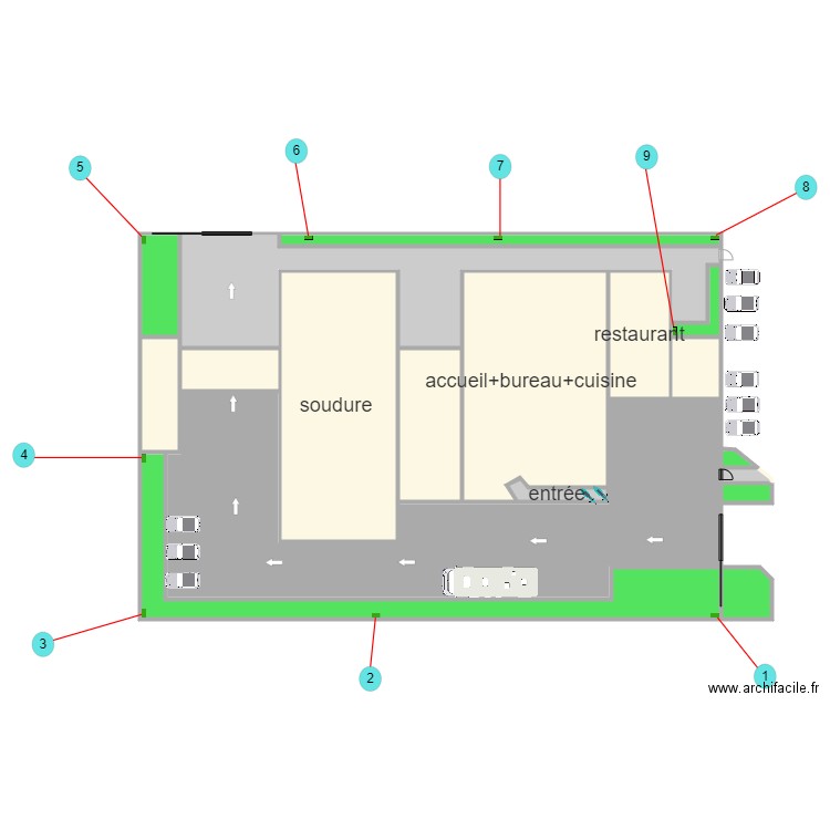 esat. Plan de 0 pièce et 0 m2