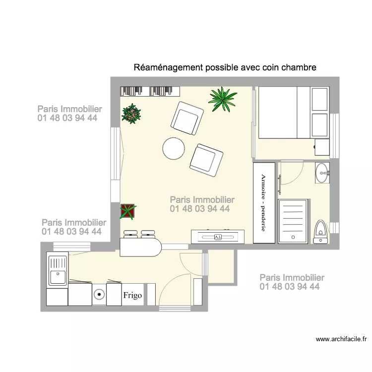 CHASSELAT 3. Plan de 