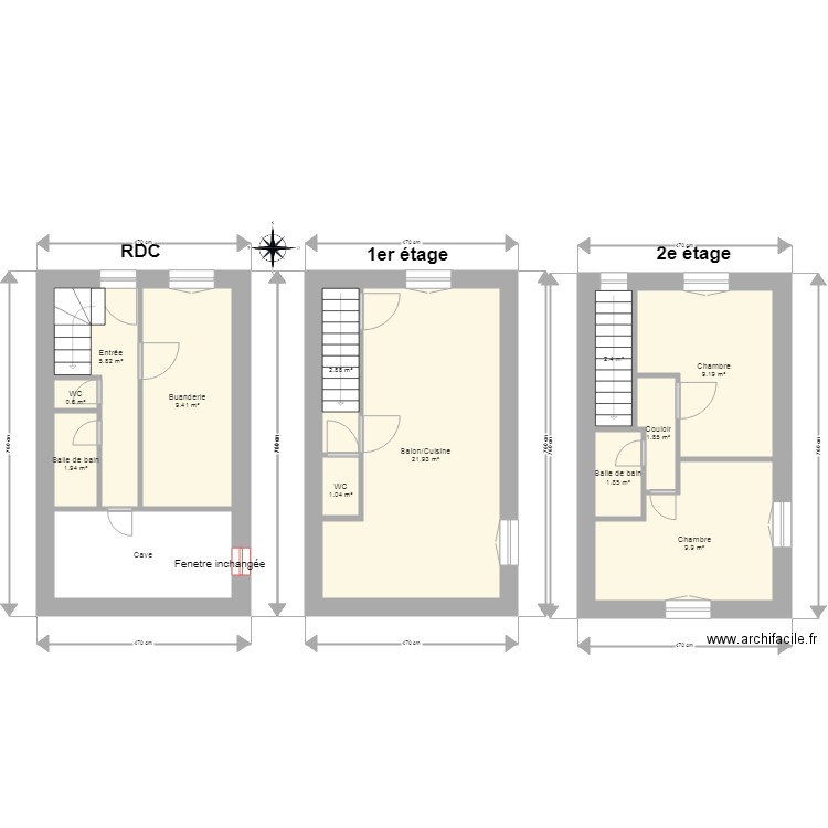 AMEUR St Bonnet le chateau. Plan de 0 pièce et 0 m2